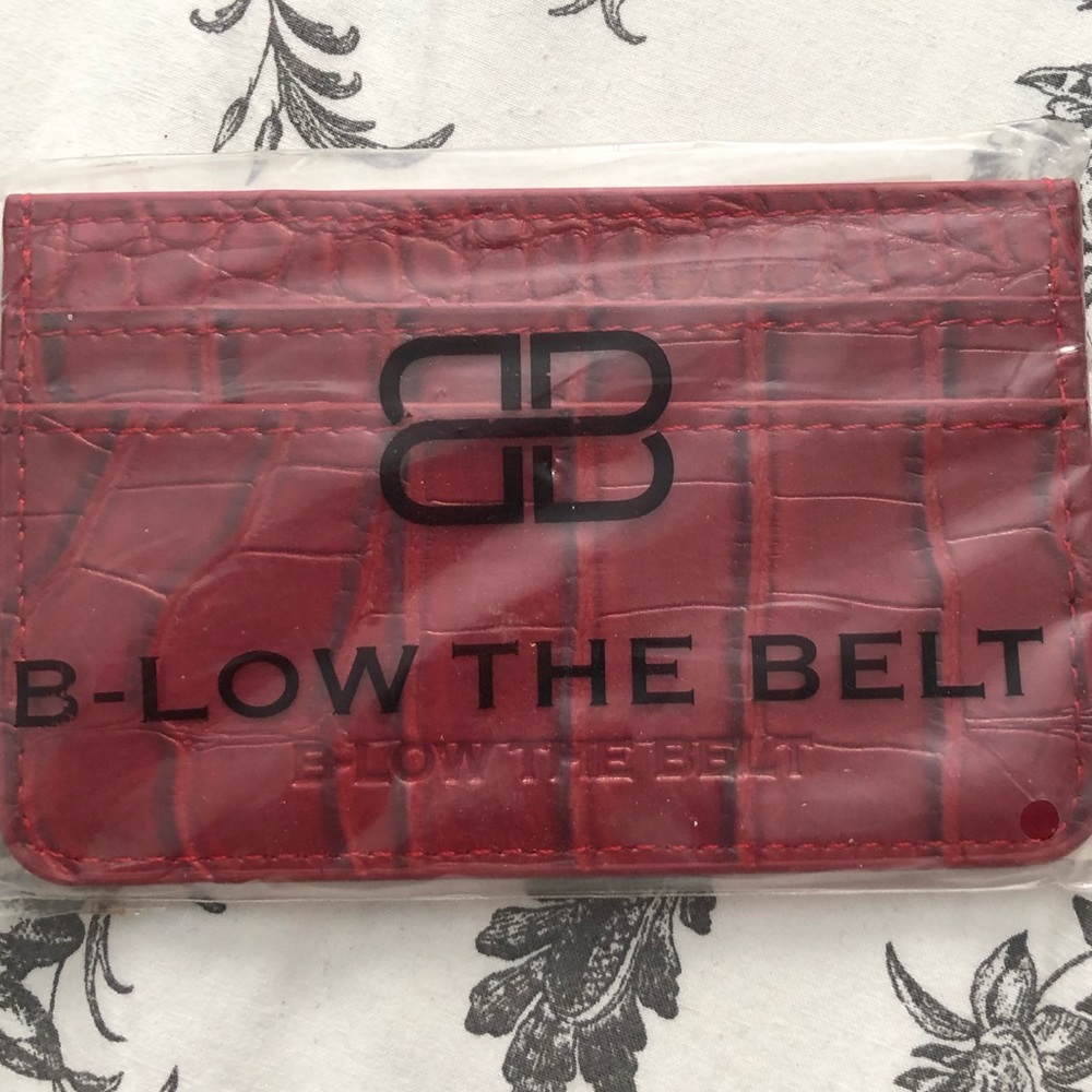 New b-low the belt red card holder